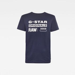 T-shirt de manga curta G-Star Graphic 8 r t