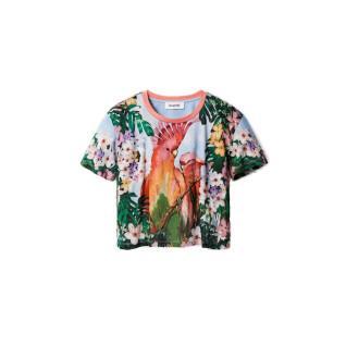 Camiseta feminina Desigual Parrot