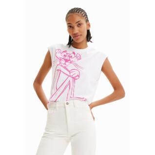 T-shirt de mulher Desigual Pink Panther