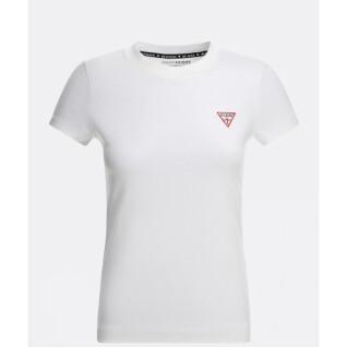 T-shirt de mulher Guess Logo Mini Triangle