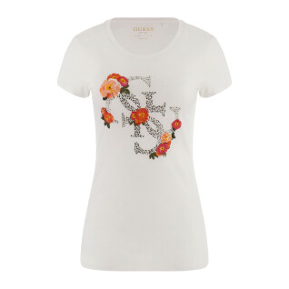 T-shirt de mulher Guess Flower Quattro