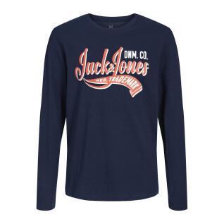 T-shirt de manga comprida para crianças Jack & Jones Logo