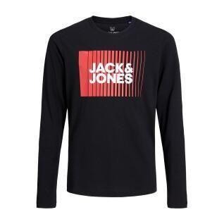 T-shirt de manga comprida com gola redonda para criança Jack & Jones Corp Logo Play