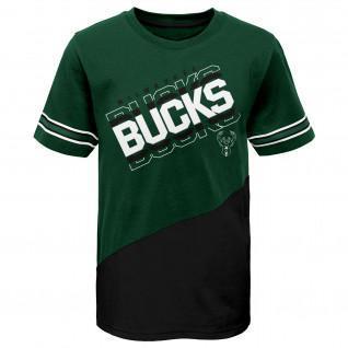 T-shirt criança Outerstuff Milwaukee Bucks