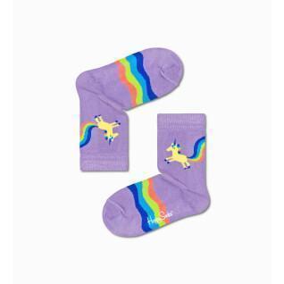 Meias para crianças Happy socks Rainbow Tail
