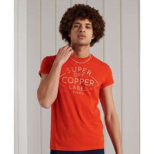 Camiseta leve com padrão Superdry Workwear