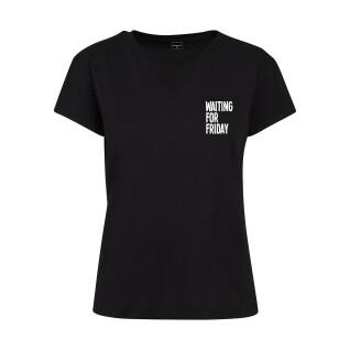 T-shirt de tamanho grande para mulher Mister Tee Waiting For Friday Box