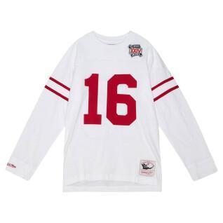 T-shirt de manga comprida San Francisco 49ers NFL N&N 1990 Joe Montana