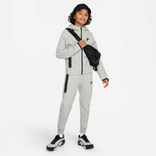 Camisola com fecho de correr para criança Nike Tech Fleece