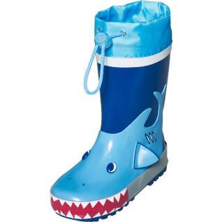 Botas de chuva de borracha para crianças Playshoes Shark