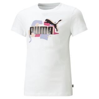 T-shirt de rapariga Puma Ess+ Street Art Logo