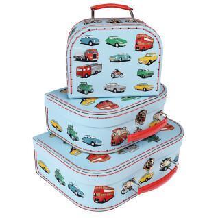 Conjunto de 3 malas para crianças Rex London Road Trip