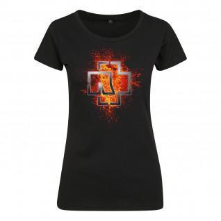 T-shirt Rammstein rammstein mulher lava logo
