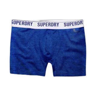 Conjunto de boxers de algodão orgânico Superdry