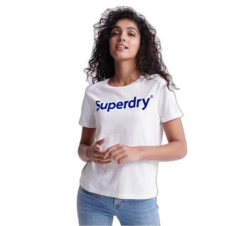 T-shirt de mulheres em flocos Superdry