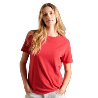 Camiseta de algodão orgânico para mulheres Superdry Logo