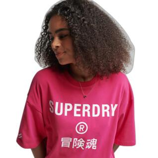 T-shirt de mulher Superdry Code Core Sport
