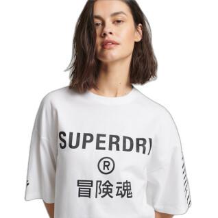 Camiseta feminina Superdry Core Logo Sport