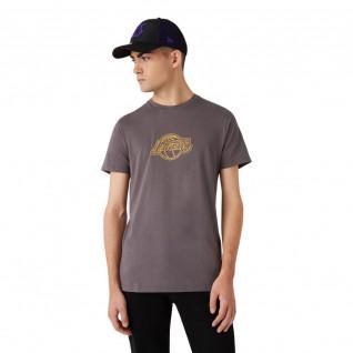 T-shirt New Era NBA Los Angeles Lakers chain stitch 