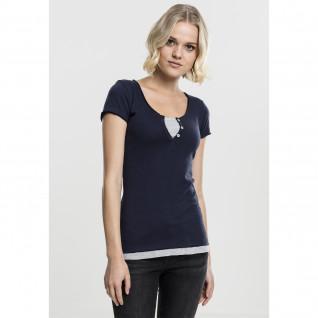 T-shirt mulher Urban Classic two-colored t-
