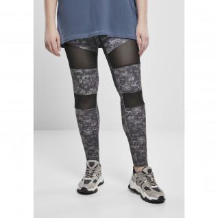 Pernas de mulher Urban Classics camo tech mesh (grandes tailles)