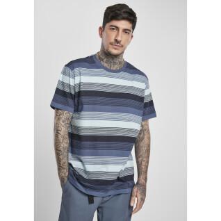 T-shirt Urban Classics yarn dyed sunrise stripe (tamanhos grandes)