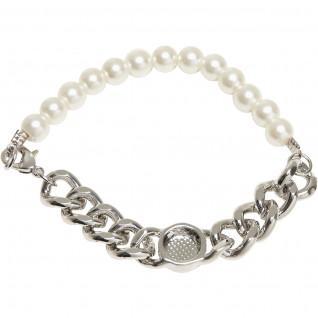 Bracelete Urban Classics pearl flat chain bracelet