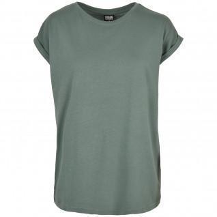 T-shirt mulher Urban Classics Extended Shoulder Tee