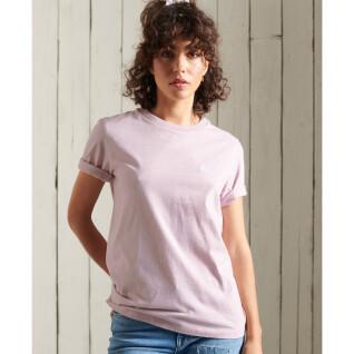 Camiseta clássica de algodão orgânico para mulheres Superdry