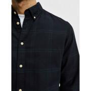 Camisa Selected flannel manches longues slim