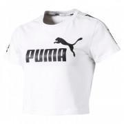 Camiseta feminina Puma Amplified logo fitted