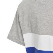 T-shirt de criança adidas Tiberio 3-Stripes Colorblock