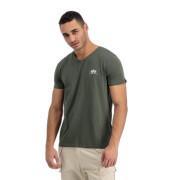 T-shirt de pescoço em V Alpha Industries Basic Small Logo