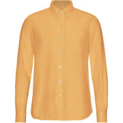 Camisa com botões Colorful Standard Organic Sandstone Orange