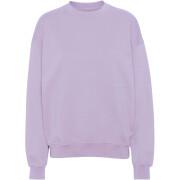 Sweatshirt pescoço redondo Colorful Standard Organic oversized soft lavender