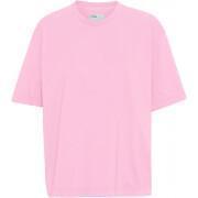 Camiseta feminina Colorful Standard Organic oversized flamingo pink