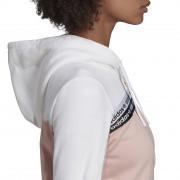 Camisola com capuz para mulher adidas Tape Track