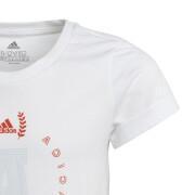 T-shirt de rapariga adidas Athletics Club Graphics