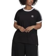 T-shirt mulher adidas Originals Adicolor s 3-Stripes (tamanhos grandes)