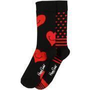 Conjunto de 2 pares de meias Happy Socks I Heart You