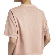Camiseta feminina Reebok Classics Natural Dye Cropped