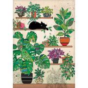 Caderno a5 plantas de gatinhos Kiub Bug Art