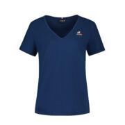 T-shirt de pescoço em v das mulheres Le Coq Sportif Essentiels N°2