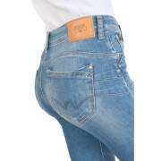 Jeans mulher de cintura alta Le Temps des cerises Pulp Reg Foxe