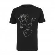 T-shirt mulher Mister Tee one line rose