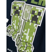 T-shirt de criança Name it Mylius Minecraft