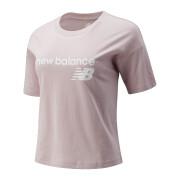 T-shirt de mulher New Balance Classic Core Stacked