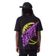 T-shirt sobredimensionada Los Angeles Lakers NBA BP Neon