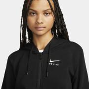 Sweatshirt capuz completo para mulheres Nike Air Fleece