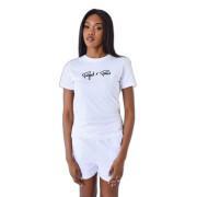 T-shirt básica com logótipo bordado para mulher Project X Paris Signature